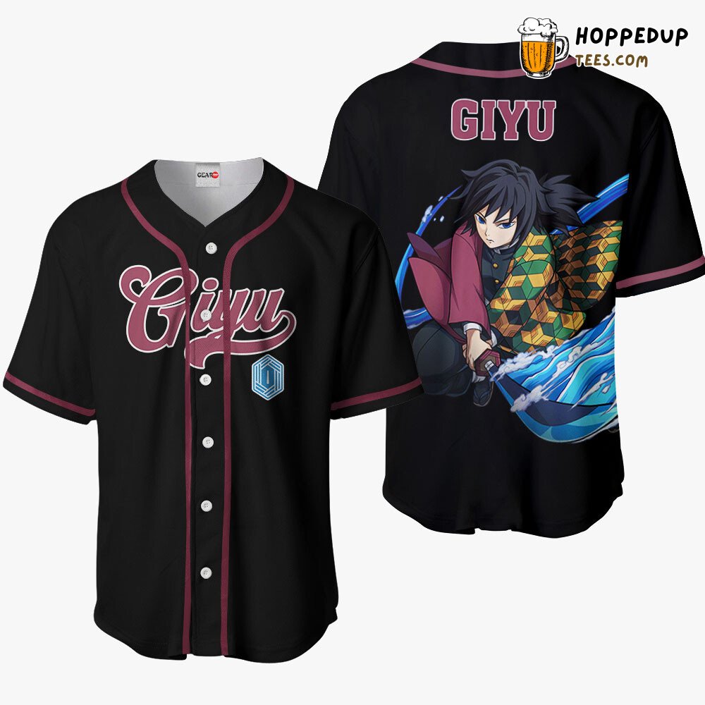 Giy Unique Distinctive Anime Baseball Jersey Shirt Exclusive Design