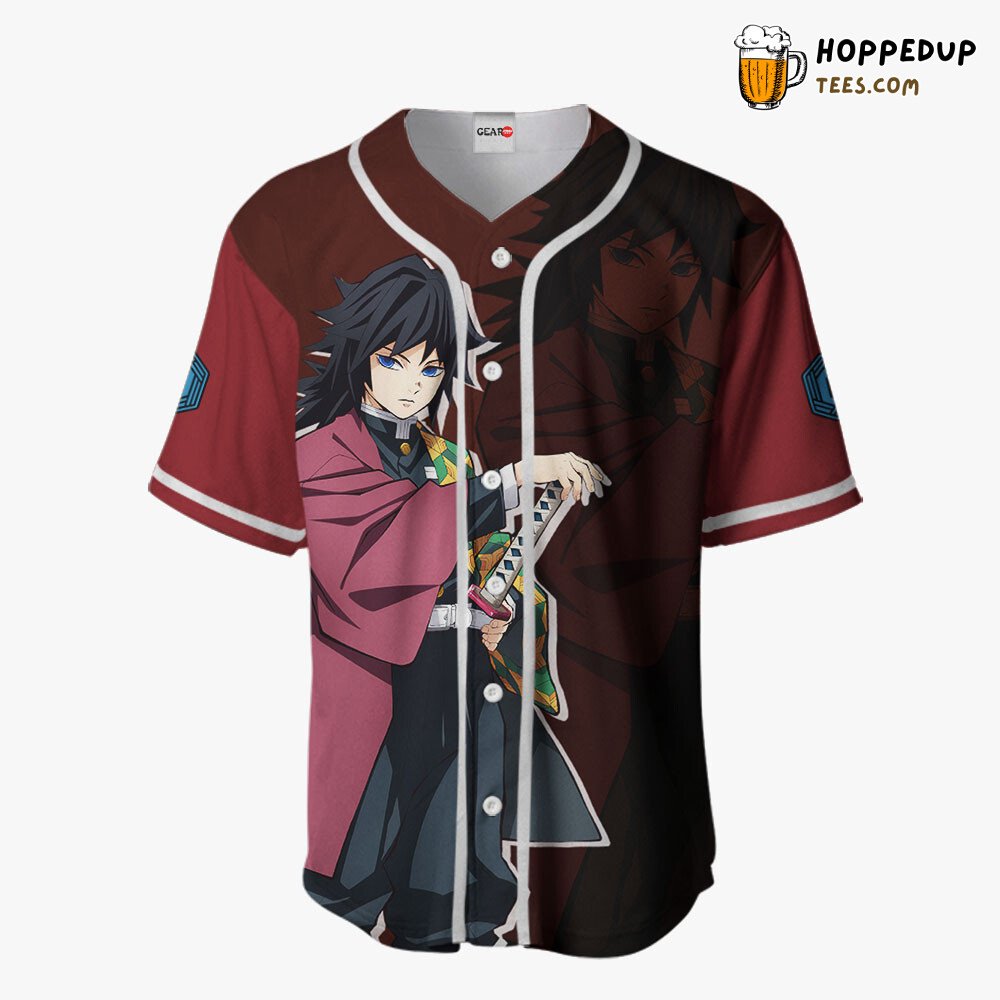 Giyu Tomioka Unique Distinctive Design Anime Baseball Jersey Collection
