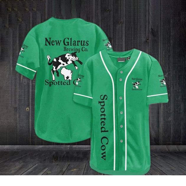 Glarus Spotted Cow Beer Baseball Jersey Christmas Gift HU
