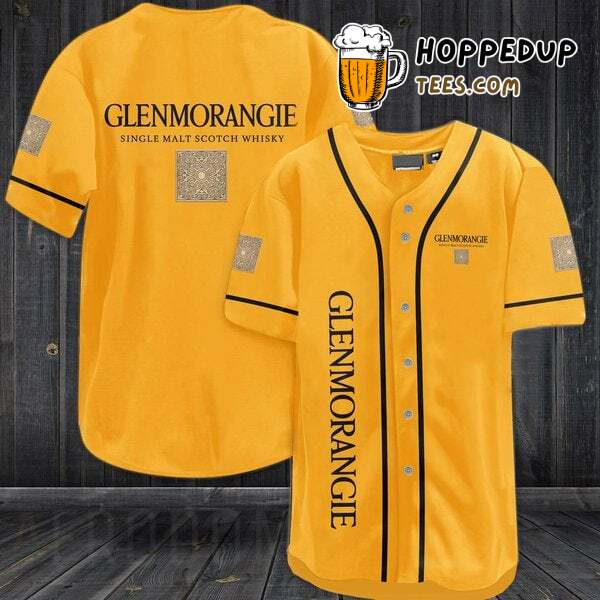 Glenmorangie Whiskey Yellow Design Baseball Jersey Unique Style Look