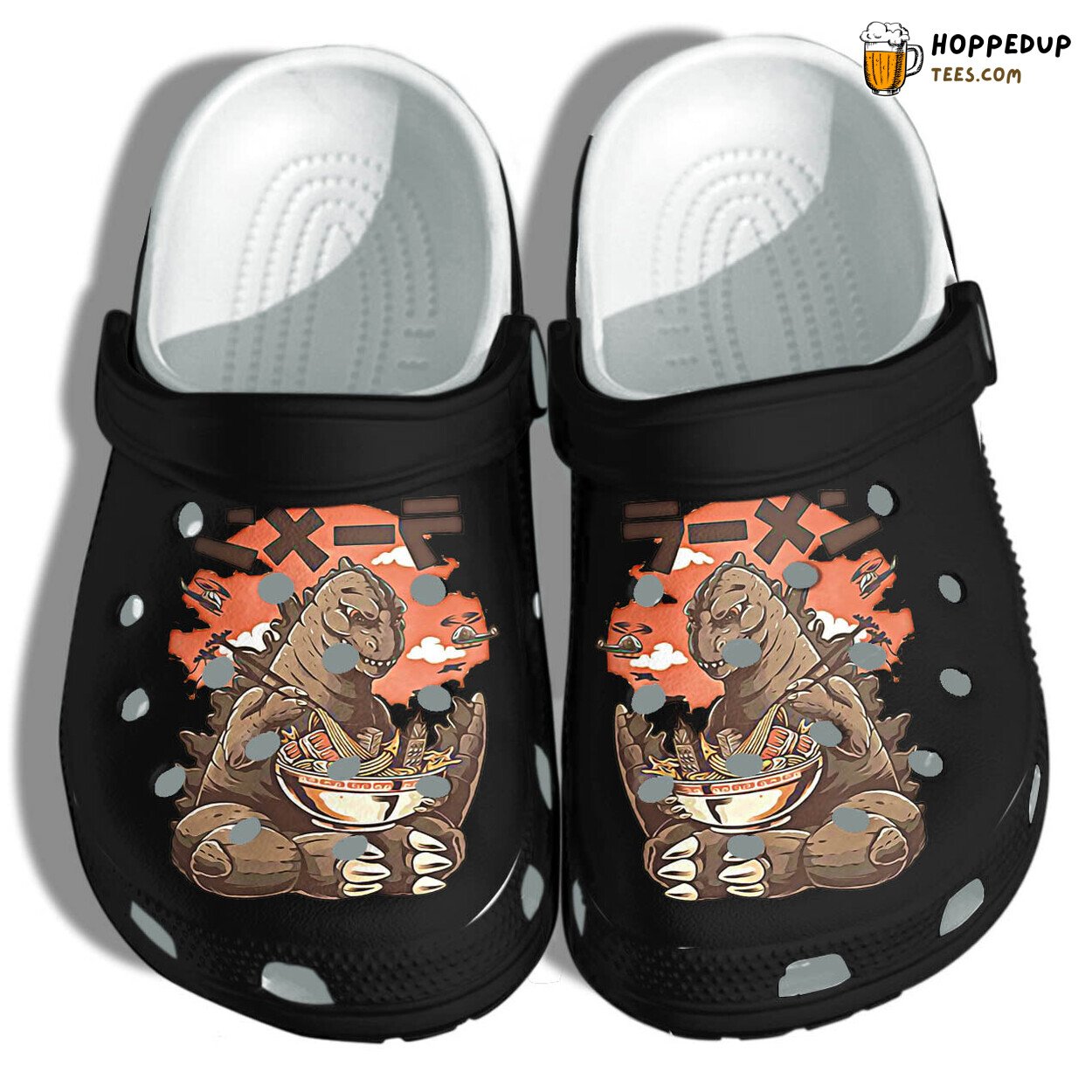 Godzilla Anime 2022 Funny Noodle Japan Outdoor Comfortable Shoes