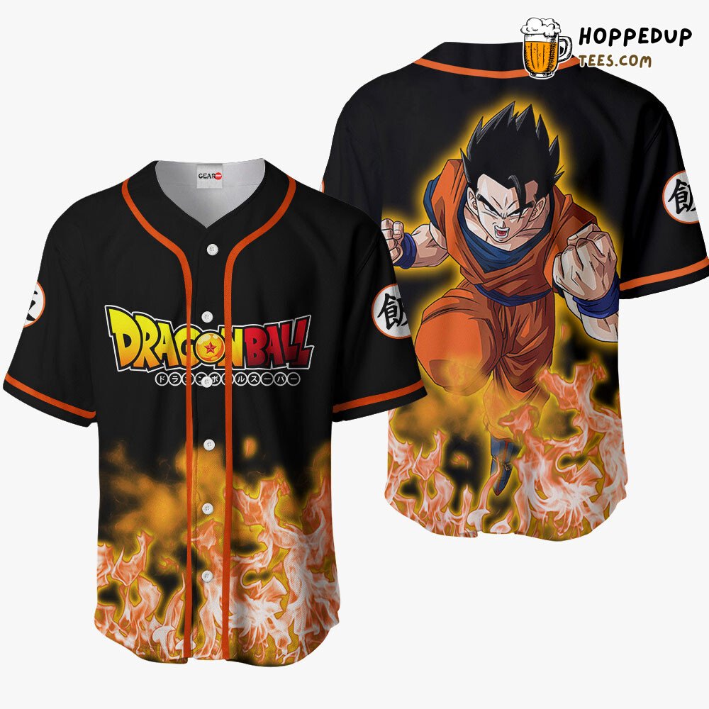 Gohan Distinctive Collection Unique Anime Design Baseball Jersey Edition Gohan Distinctive Collection Unique Anime Design Baseball Jersey Edition