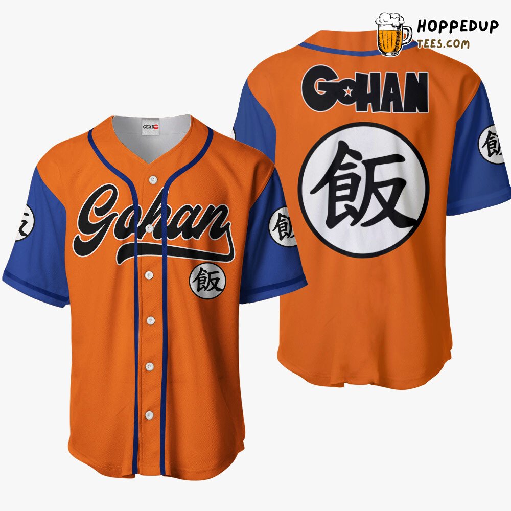 Gohan Emblem Unique Baseball Jersey Collection Distinctive Design Edition Gohan Emblem Unique Baseball Jersey Collection Distinctive Design Edition