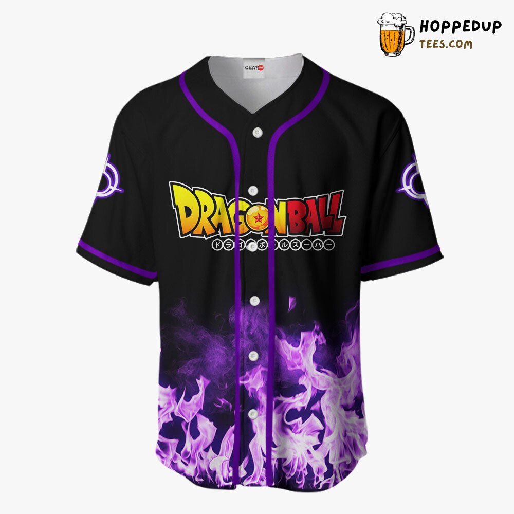 Goku Black Edition Distinctive Anime Baseball Jersey Unique Design