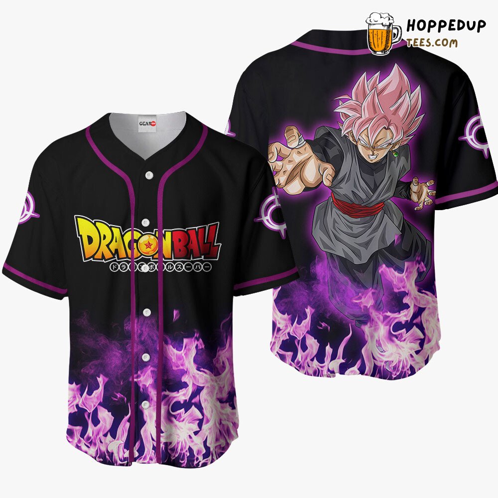 Goku Rose Form Unique Anime Design Distinctive Baseball Jersey Edition