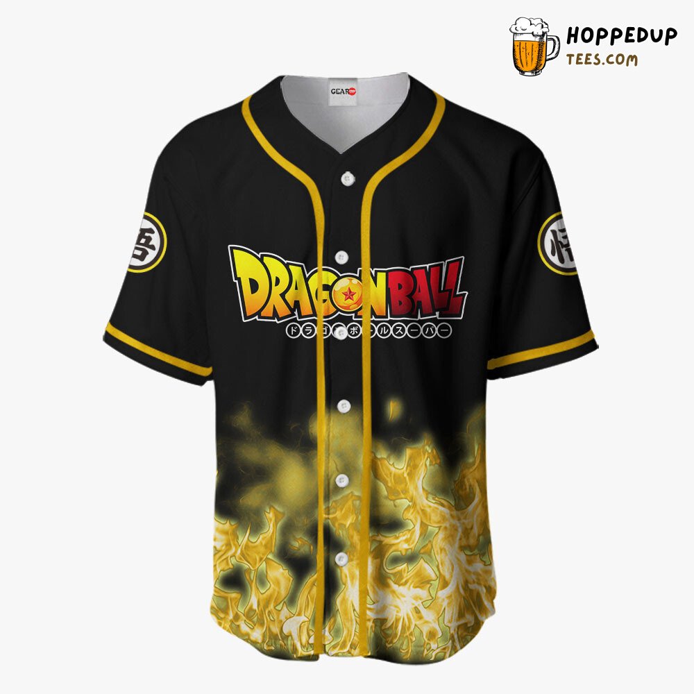 Goku Super Saiyan Unique Anime Distinctive Baseball Jersey Collection