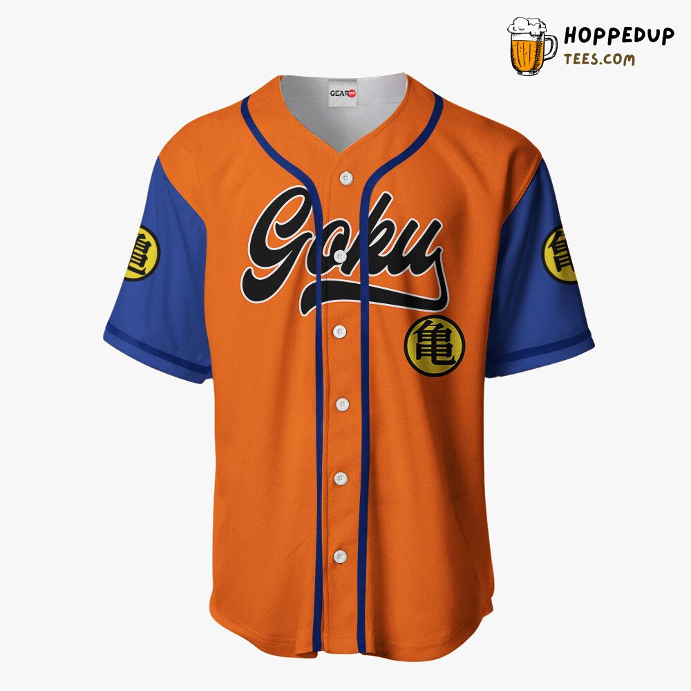 Goku Turtle Emblem Baseball Jersey Collection Distinctive Design Unique Style