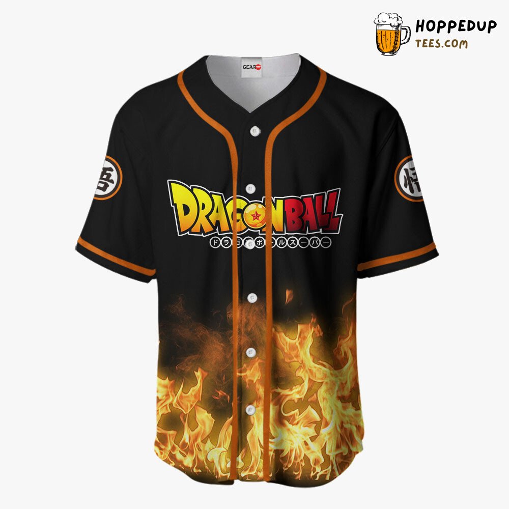 Goku Unique Distinctive Anime Design Baseball Jersey Collection Edition