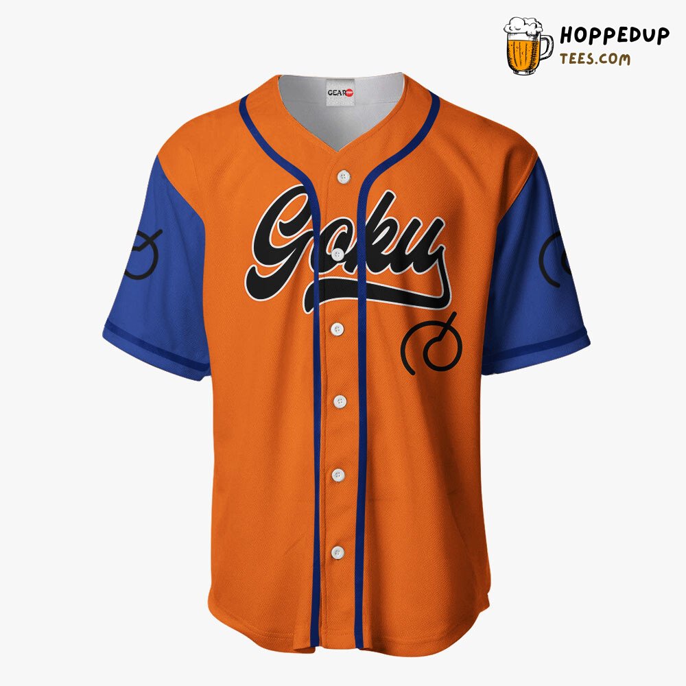 Goku Whis Emblem Distinctive Anime Baseball Jersey Unique Design Style