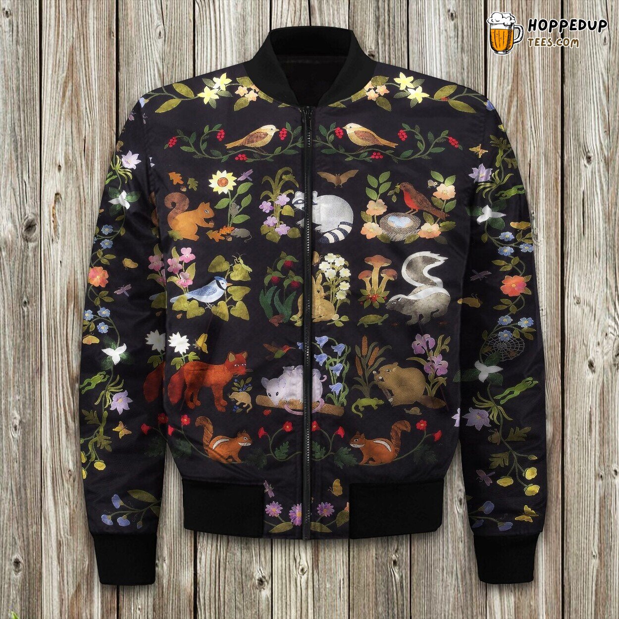Golden Bee Flight Essence Winter Bomber Jacket Tailored Unique Elegance Design
