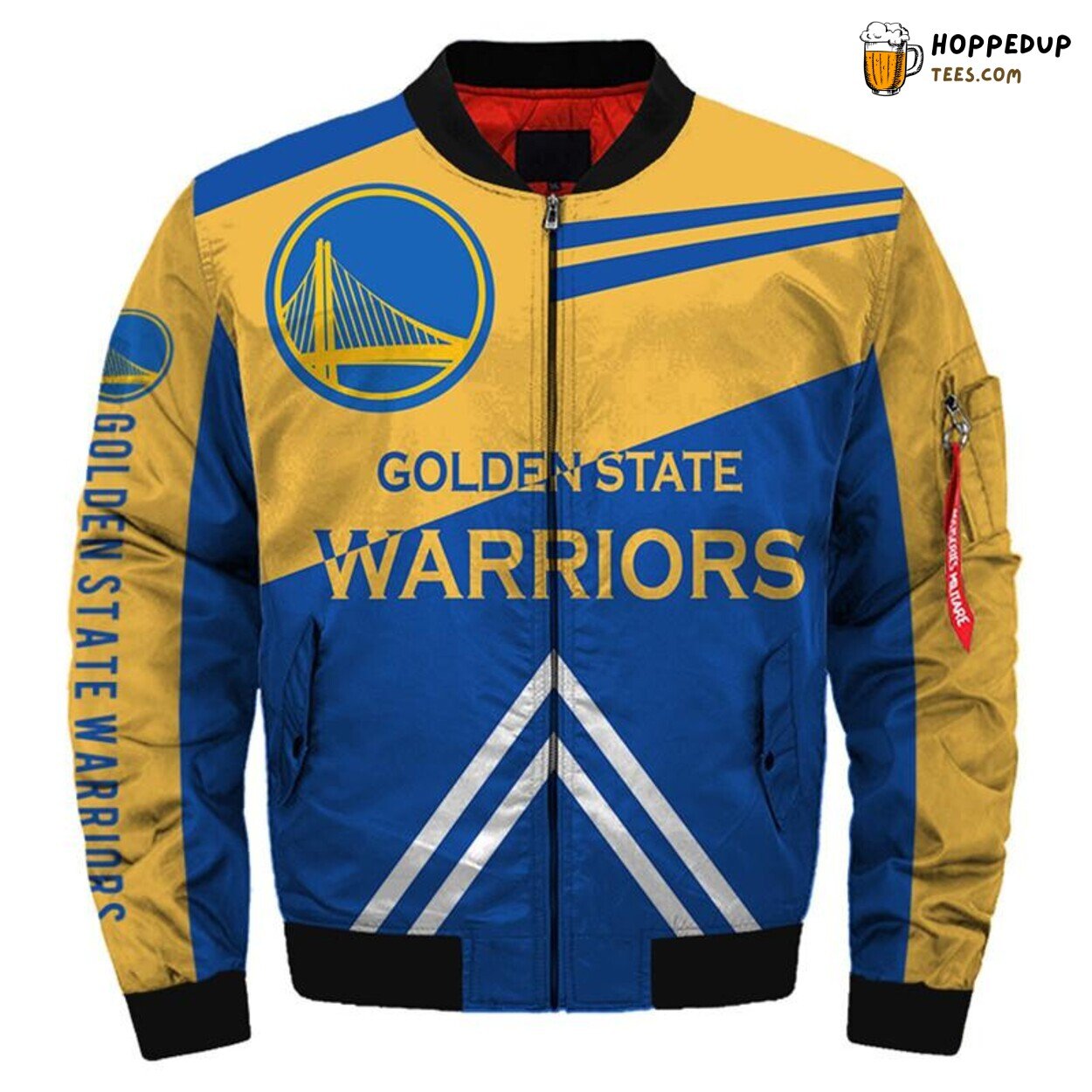 Golden State Warriors NBA Men Bomber Jacket Series Sale Classic Design Look