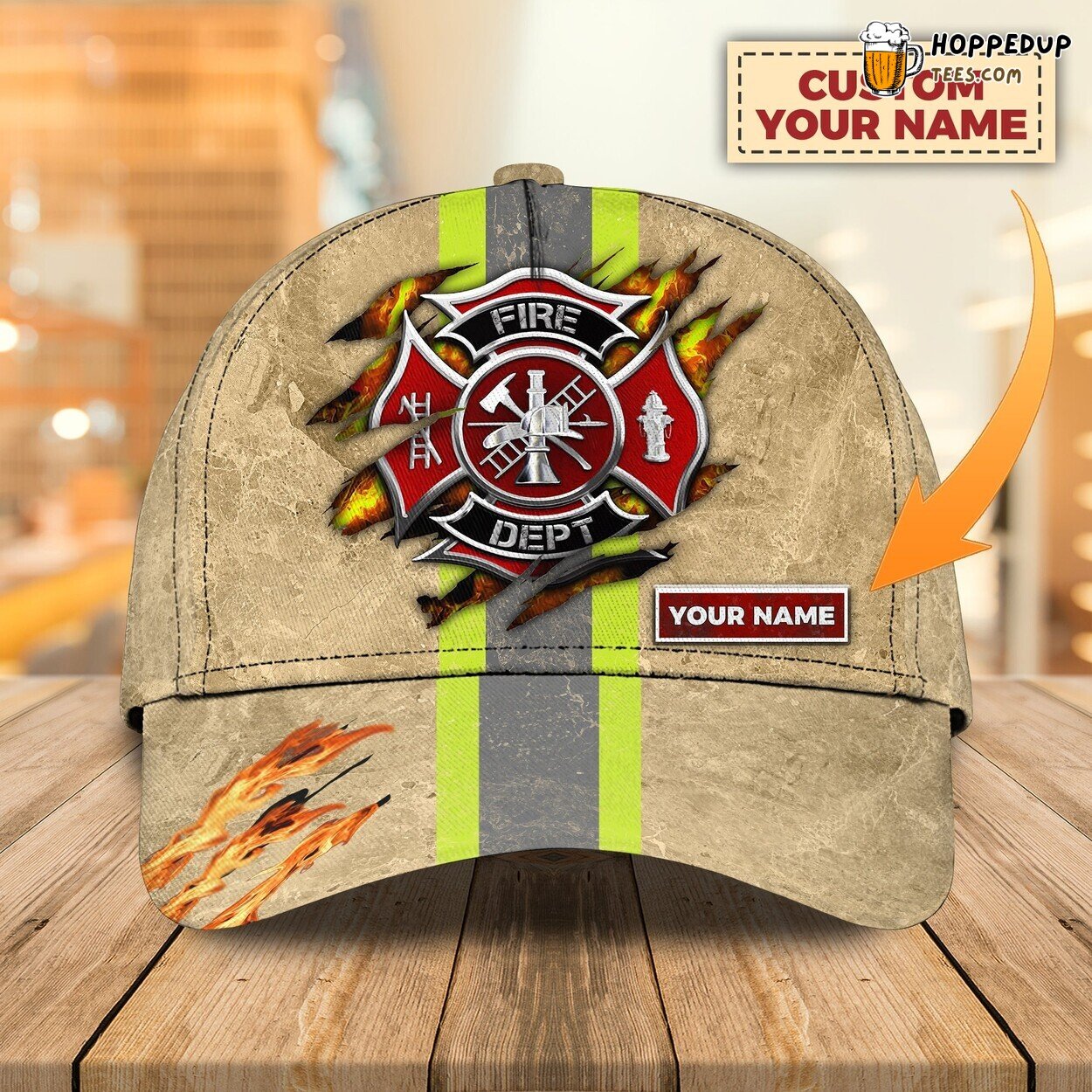 Golf 19Th Hole 3D Classic Cap Personalized Name Unique Design Distinctive Look