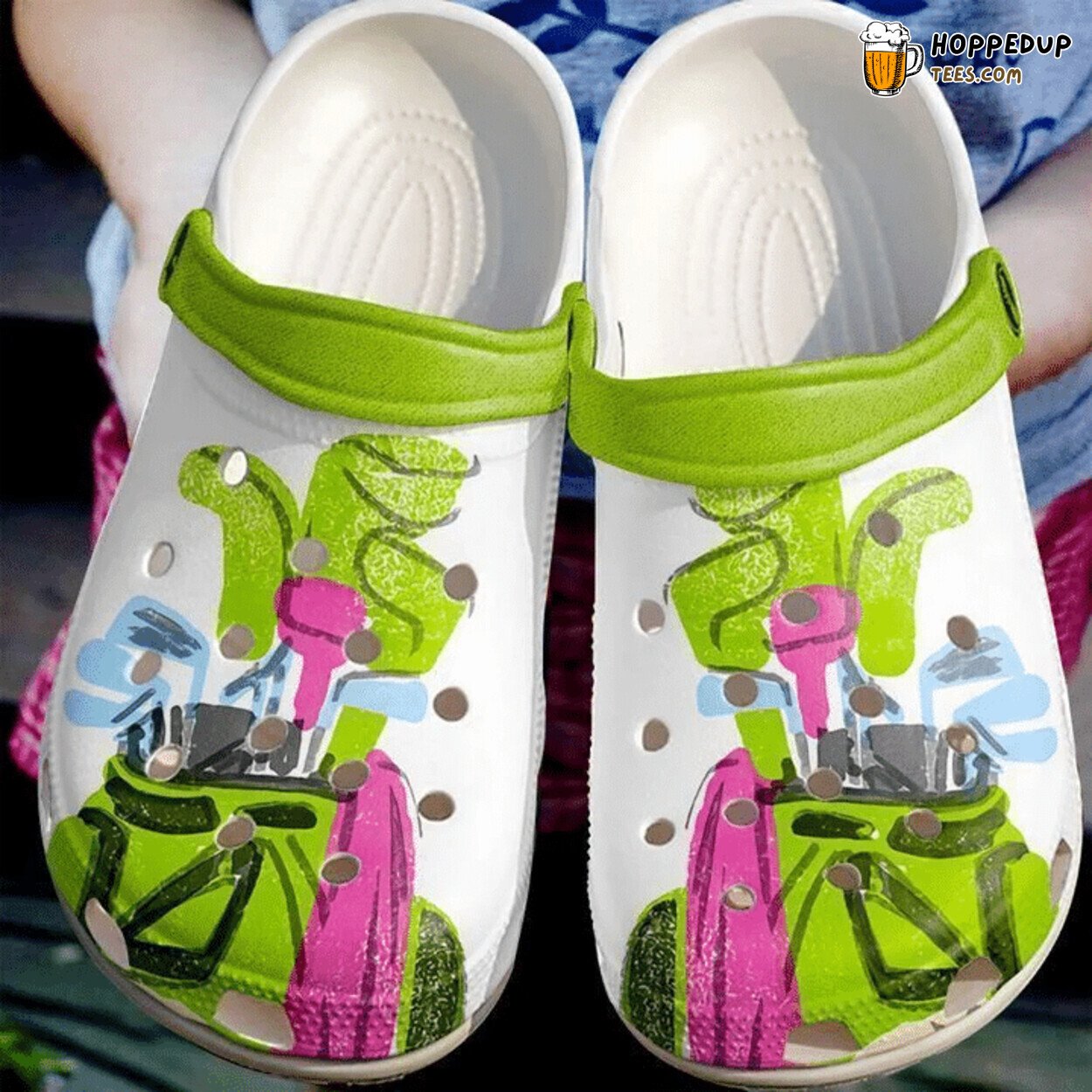 Golf Bag Inspired Classic Comfortable Durable Clogs Shoes