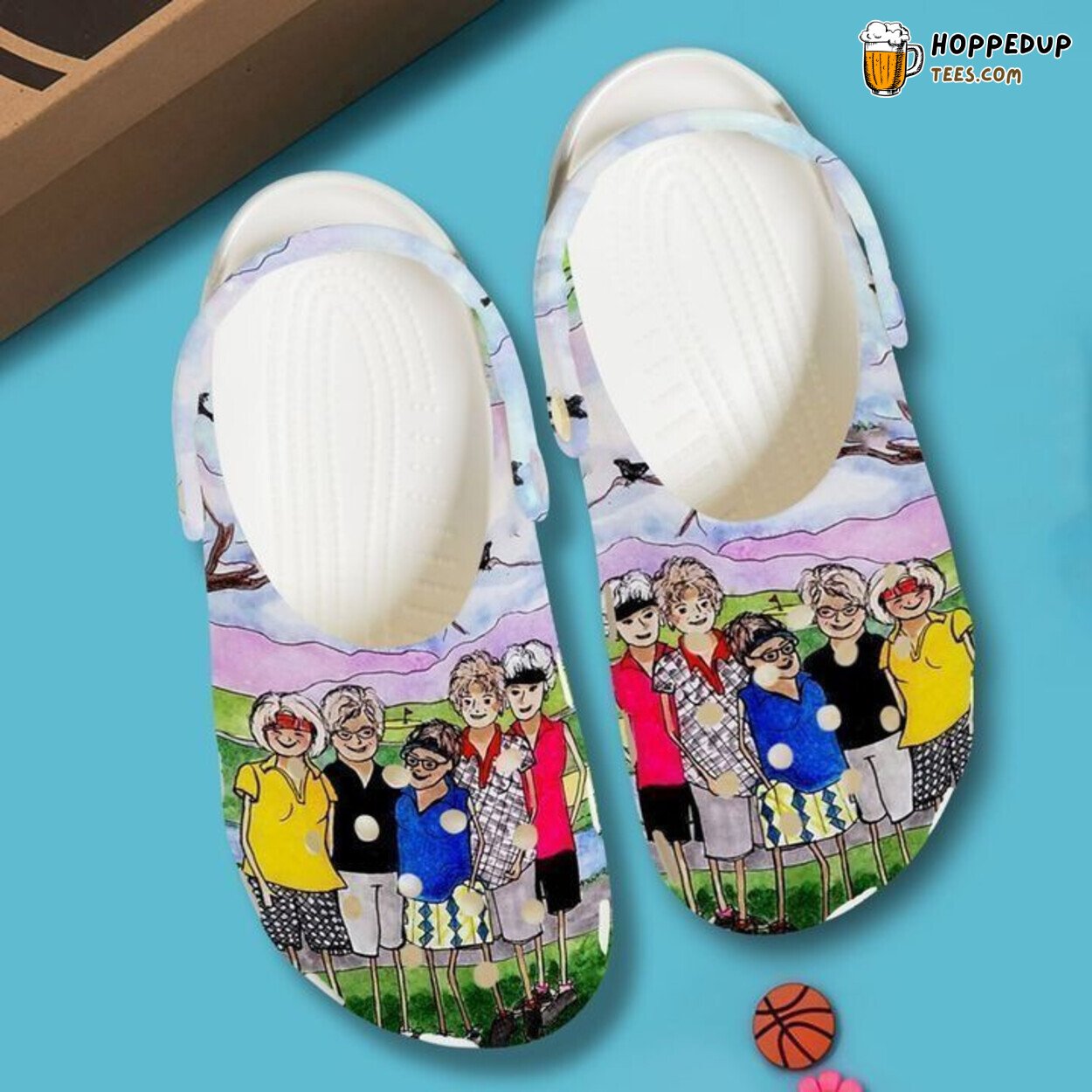 Golf Buddies Themed Comfortable Unique Design clog Shoes Special
