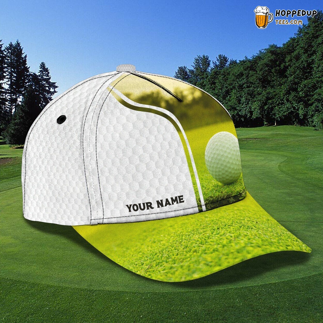 Golf Classic Hat 3D Cap Personalized Name Unique Authentic Premium Edition