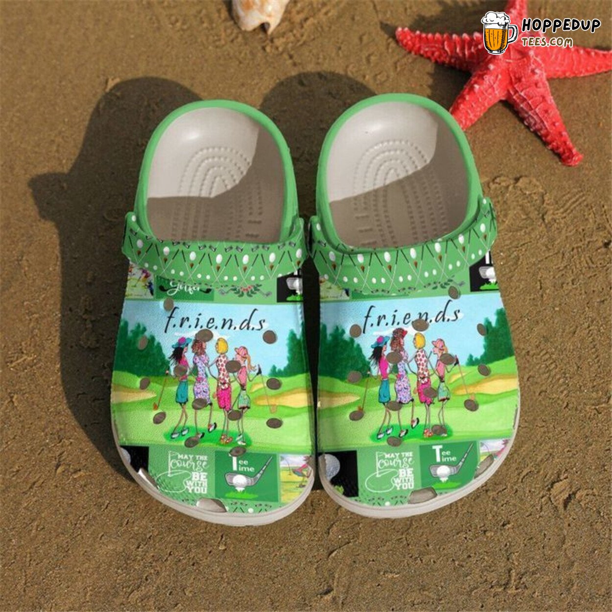 Golf Friends Forever Classic Comfortable Stylish Clogs Shoes