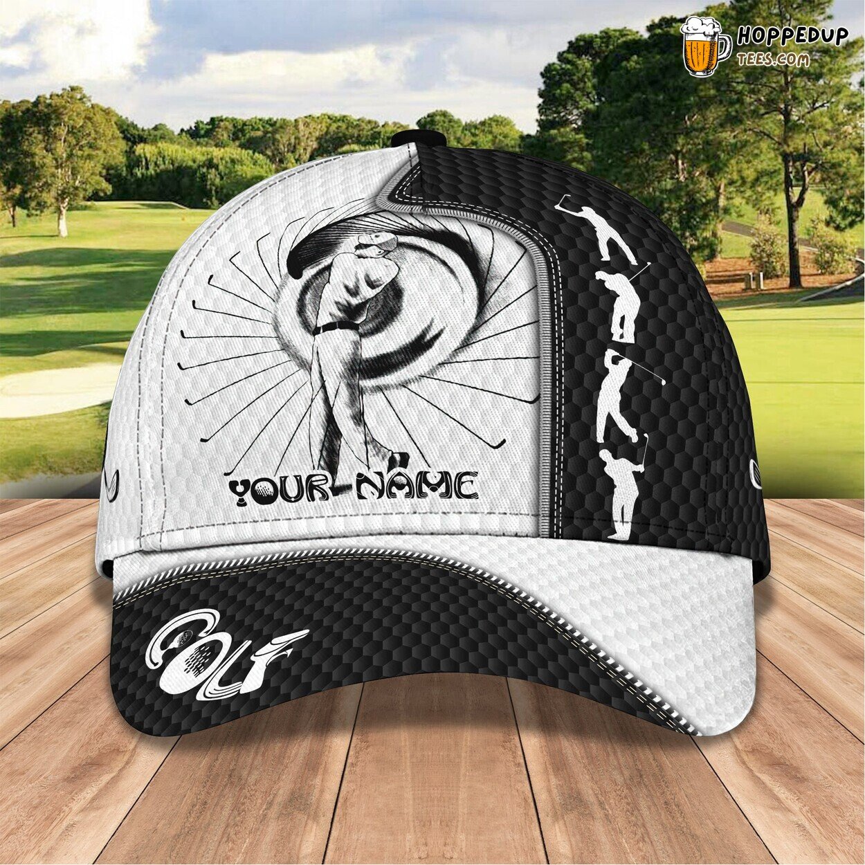 Golf Lover’s Choice Euphoria 3D Classic Cap Personalized Unique Design Golf Lover’s Choice Euphoria 3D Classic Cap Personalized Unique Design