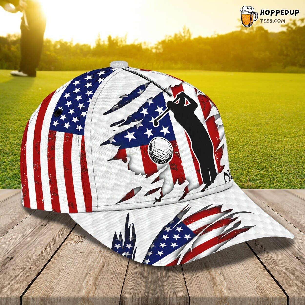 Golf New Design Classic 3D Cap Personalized Name Unique Authentic Premium Look Golf New Design Classic 3D Cap Personalized Name Unique Authentic Premium Look