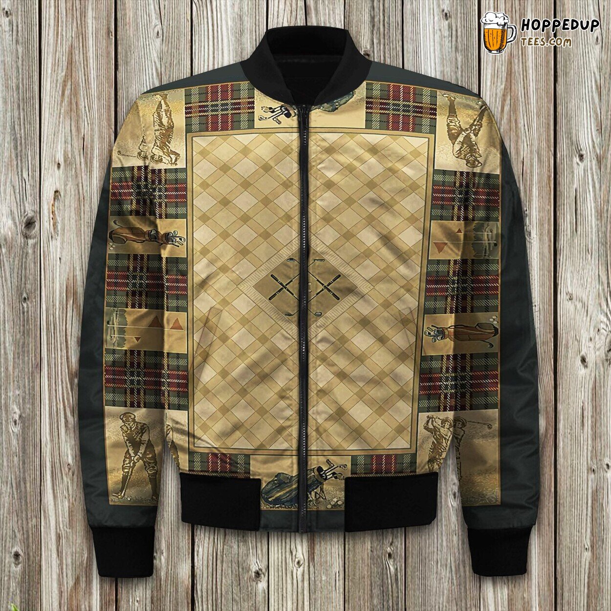 Golf Passion Winter Bomber Jacket For the True Fan Stylish Warm