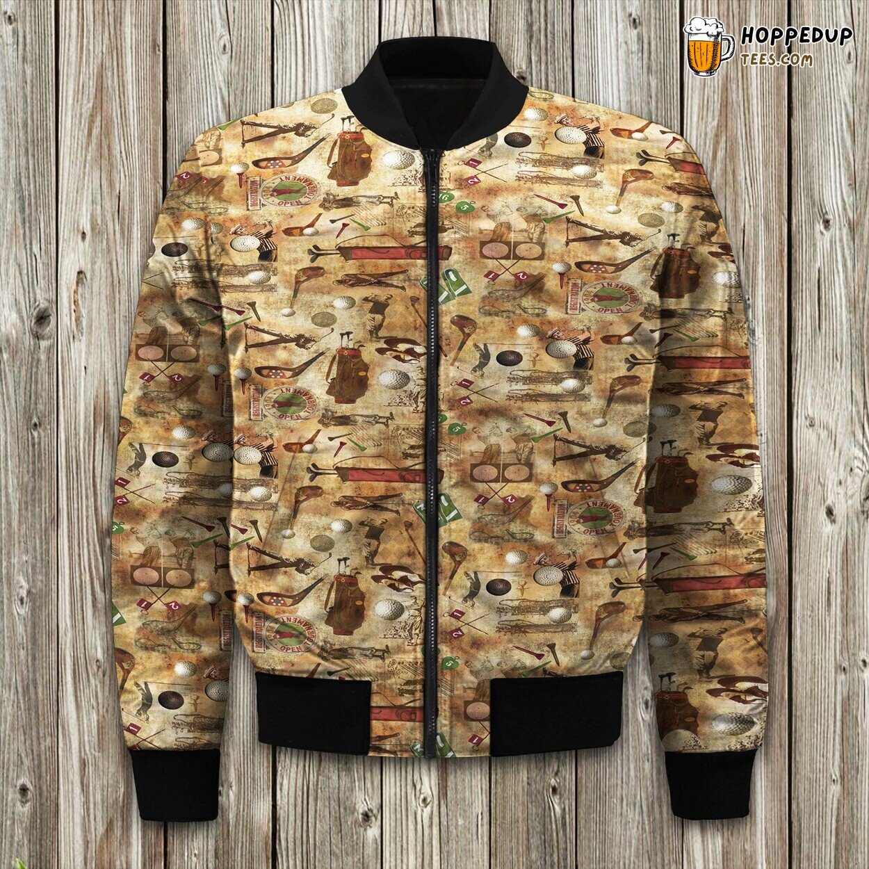 Golf Spirit Winter Bomber Jacket Swing into Fashion Comfort