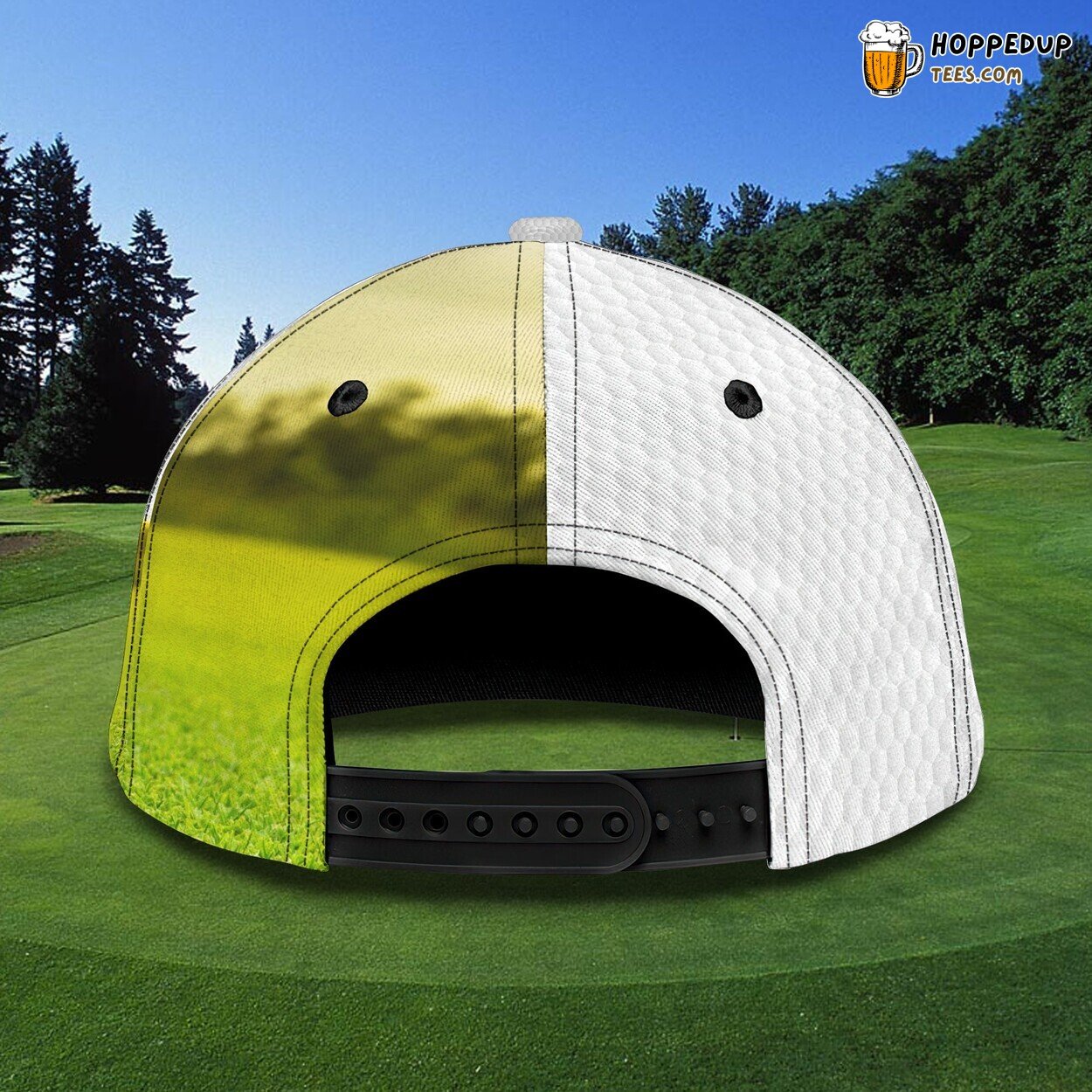 Golf Theme Personalized Name 3D Classic Design Cap Elegance Unique Look