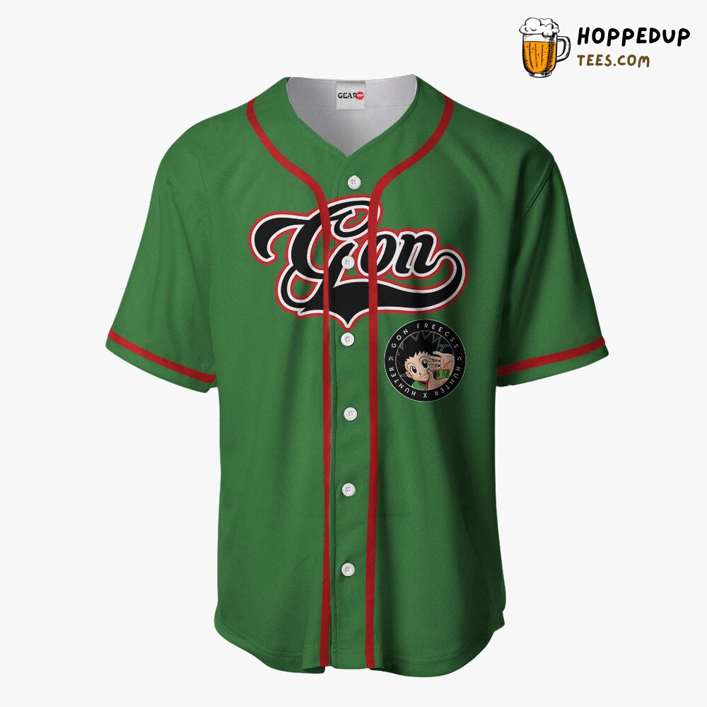 Gon Freecss Inspired Anime Baseball Jersey Shirt Special Collection