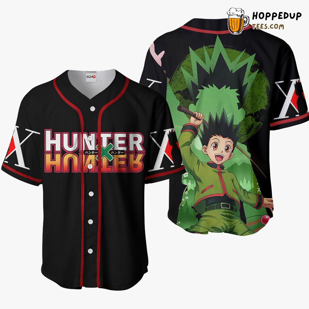 Gon Freecss Unique Design Anime Baseball Jersey Shirt Distinctive Style