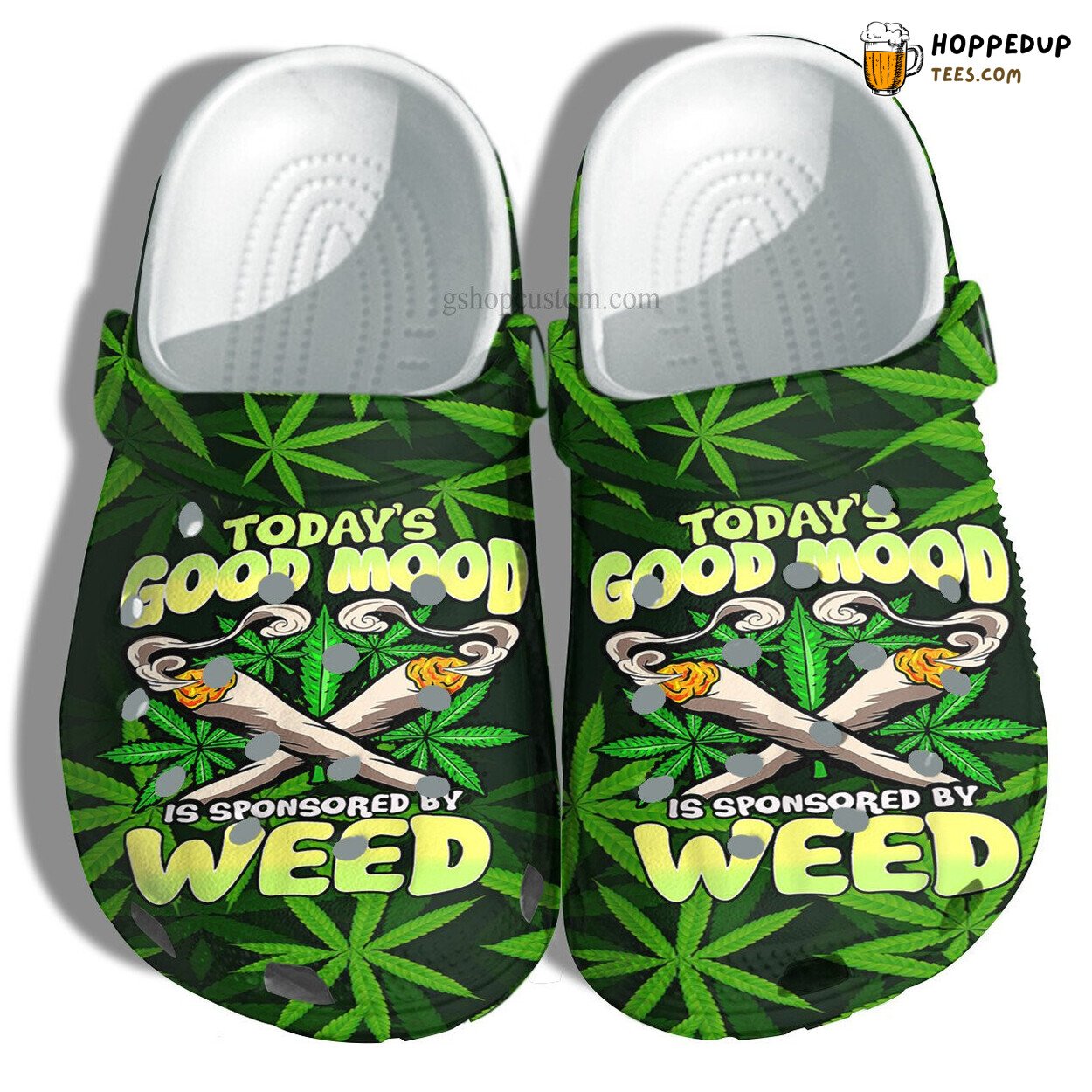 Good Mood Weed Funny Hippie Smoke Clogs Gift Men Women