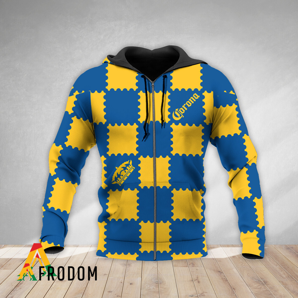 Gorgeous Gingham Corona Extra Beer Hoodie HU Gorgeous Gingham Corona Extra Beer Hoodie HU