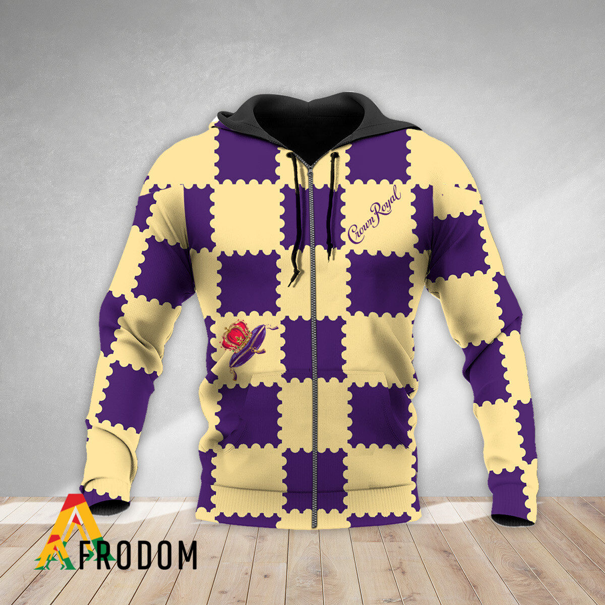 Gorgeous Gingham Crown Royal Hoodie HU