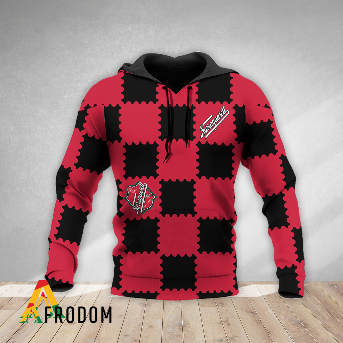 Gorgeous Gingham Narragansett Zip Hoodie HU