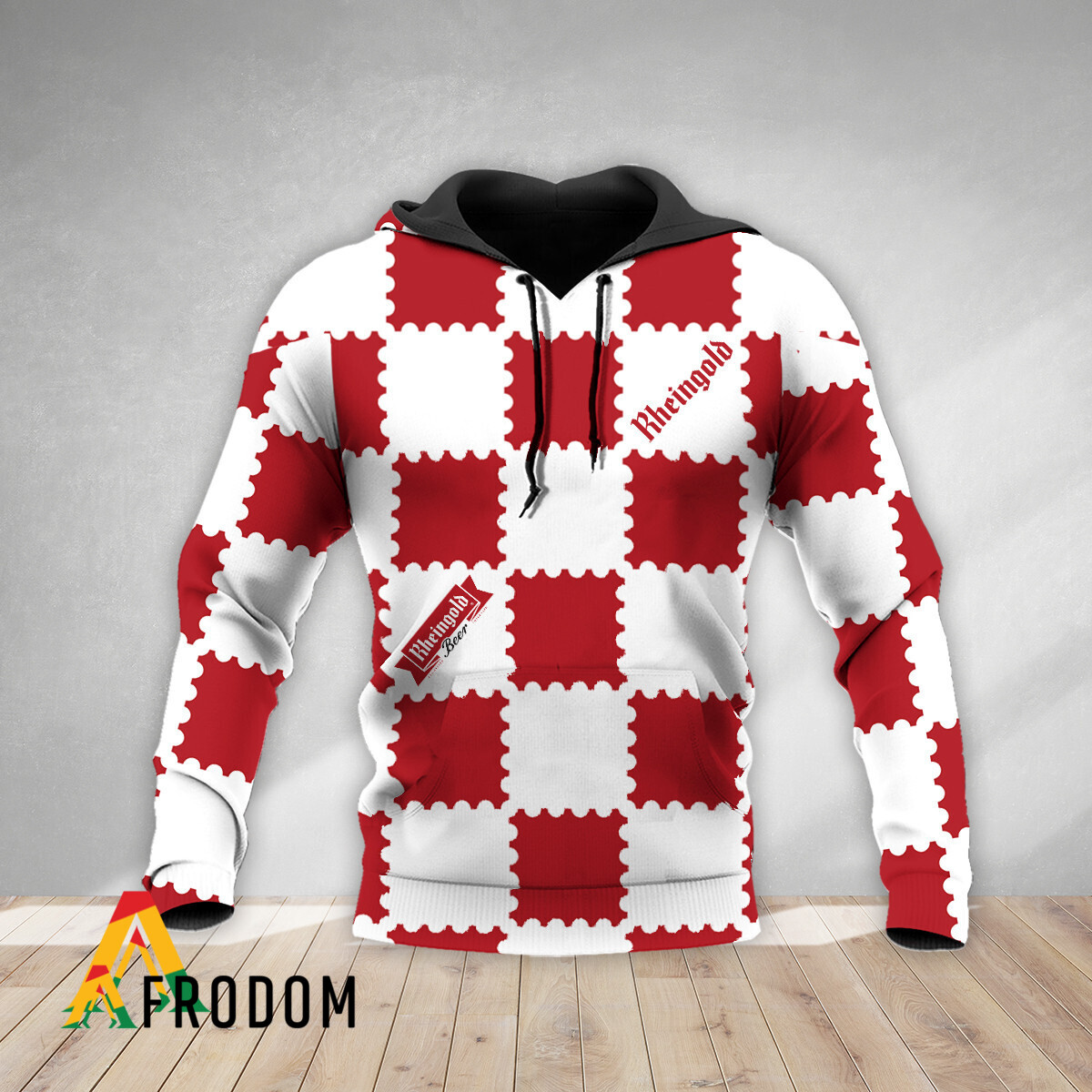 Gorgeous Gingham Rheingold Beer Zip Hoodie HU