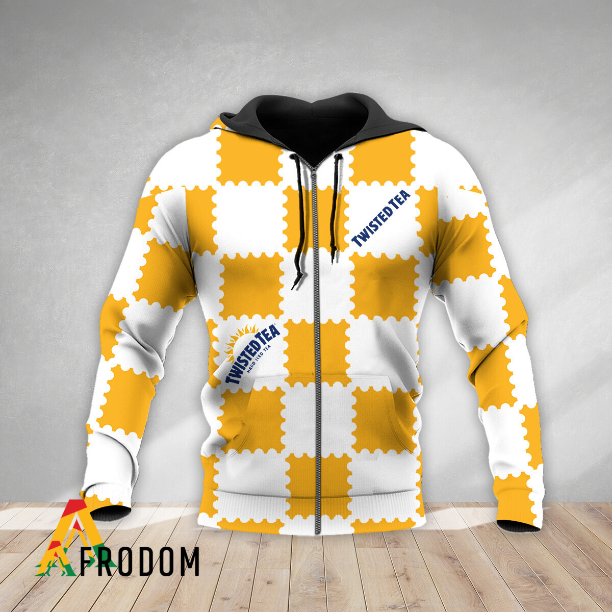 Gorgeous Gingham Twisted Tea Hoodie HU