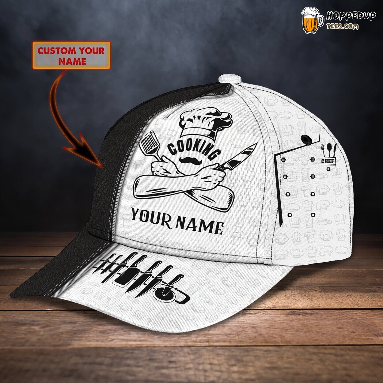 Gourmet Chef’s Dream Personalized Classic Cap 3D Unique Culinary Design