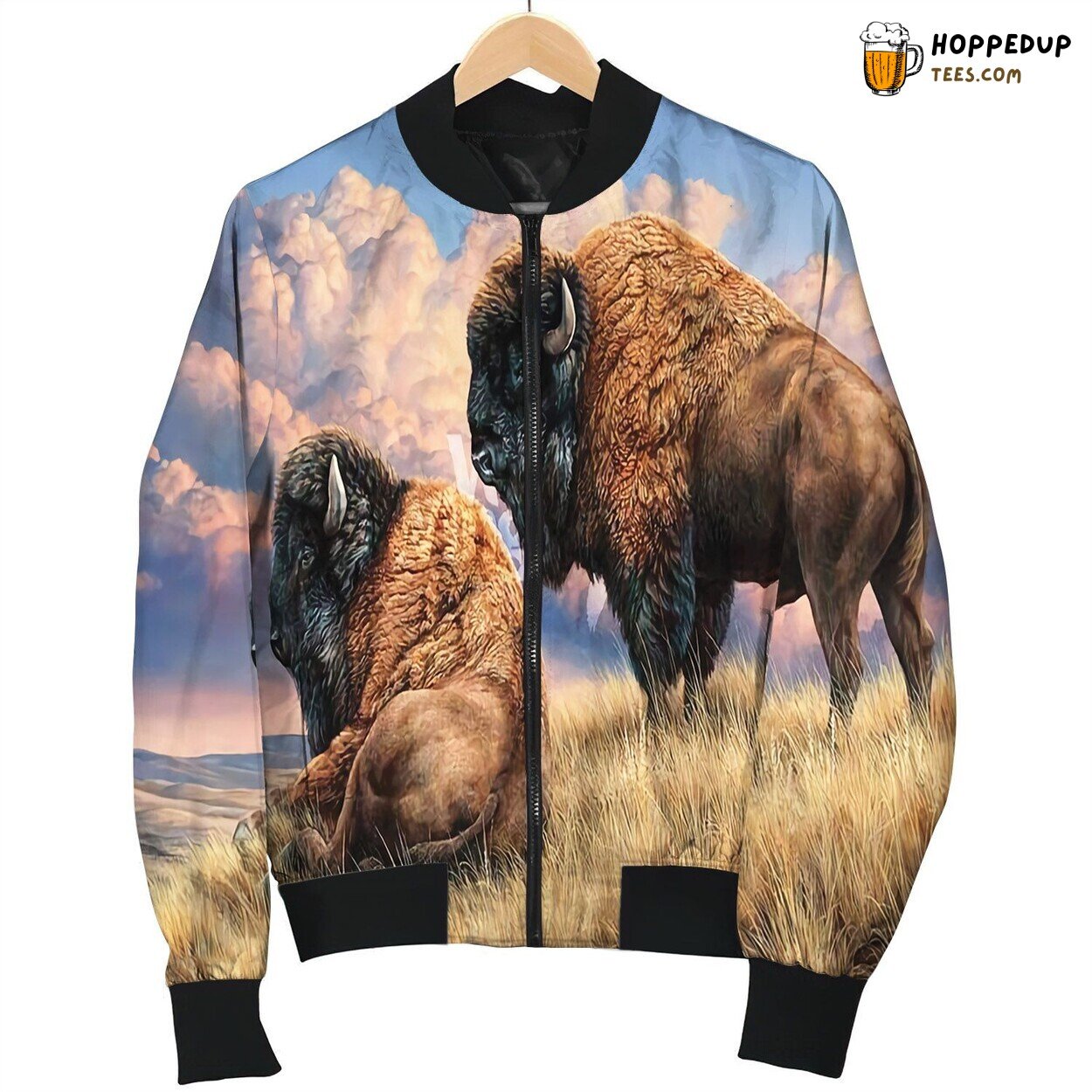 Graceful Humming Bird Dance Bomber Jackets Winter Nature’s Ballet