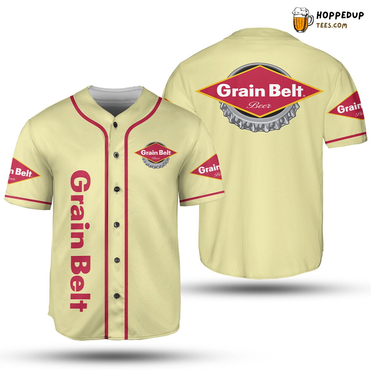 Grain Belt Beer Baseball Jersey Unisex Jersey Shirt