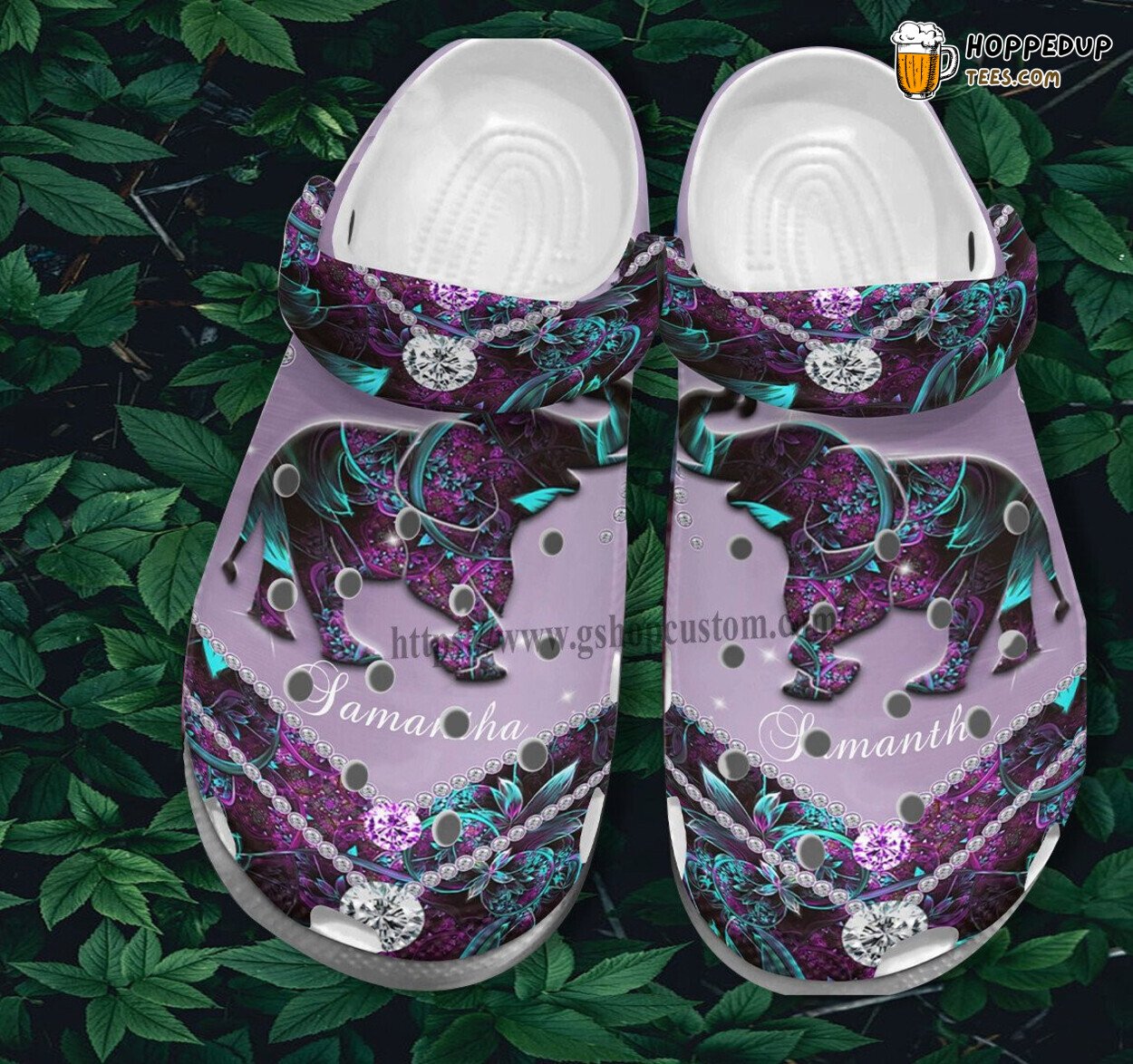 Grandma Shoes Elephant Jewelry Lover Mother’s Day Croc Clogs