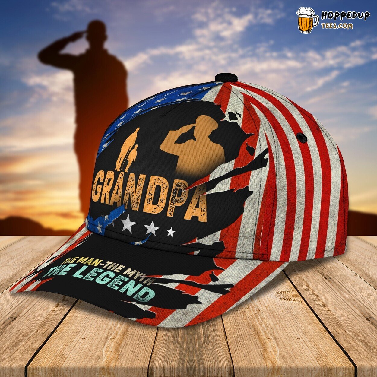 Grandpa VTR Classic 3D Cap Unique Premium Design Series Authentic Look