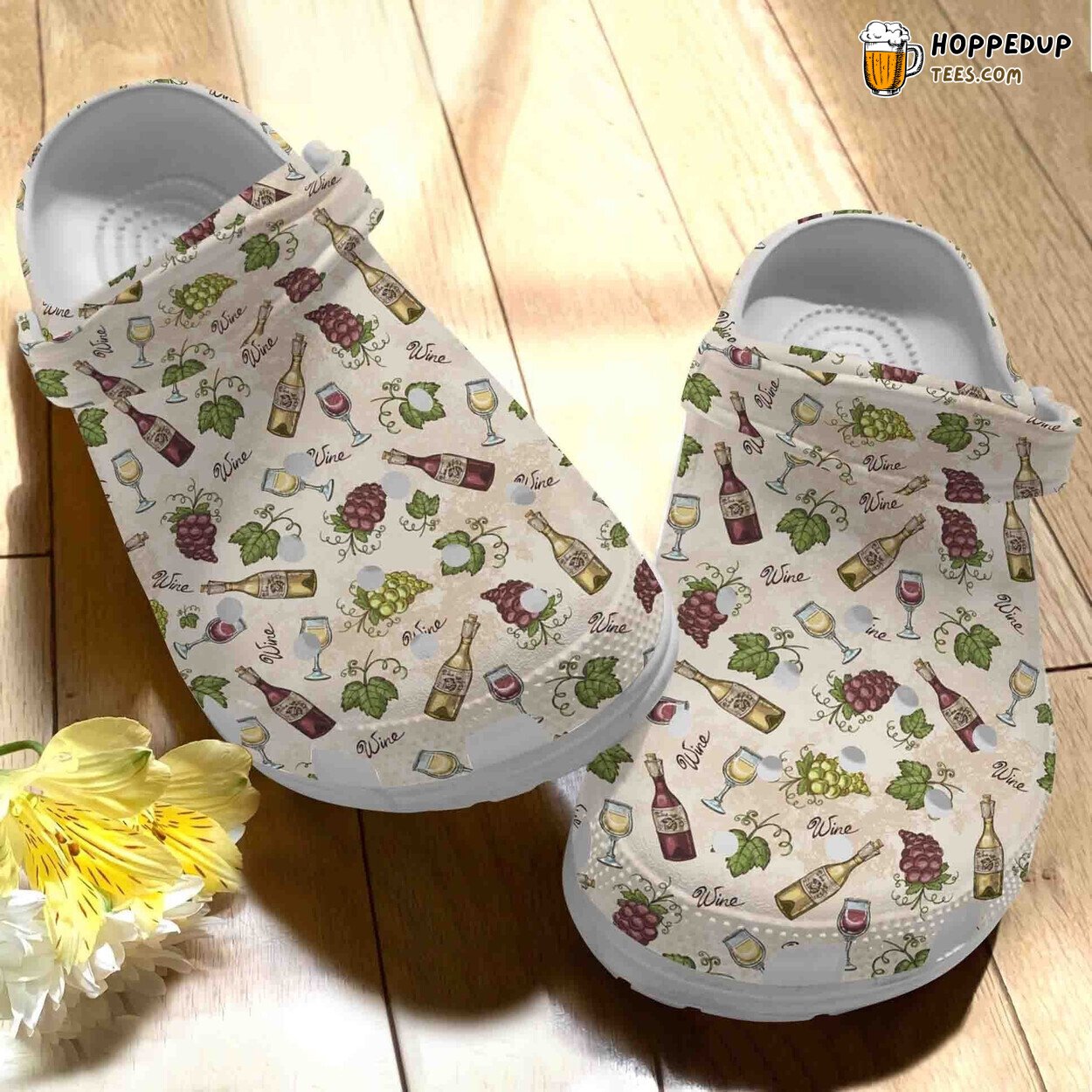 Grape Wine Bartender Birthday Gift Comfortable Unique Clogs Shoes