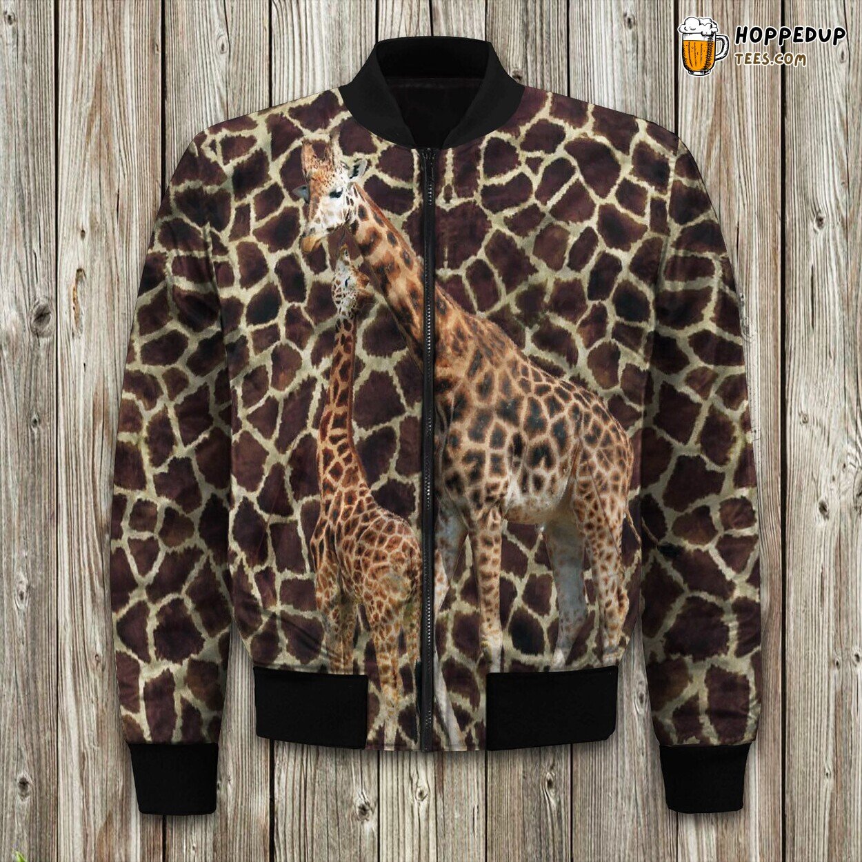 Great White Shark Winter Bomber Jacket Oceanic Elegance Cozy