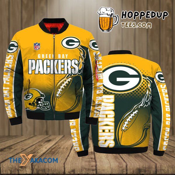 Green Bay Packers Aaron Rodgers Hat Theme Bomber Jacket Christmas Delight