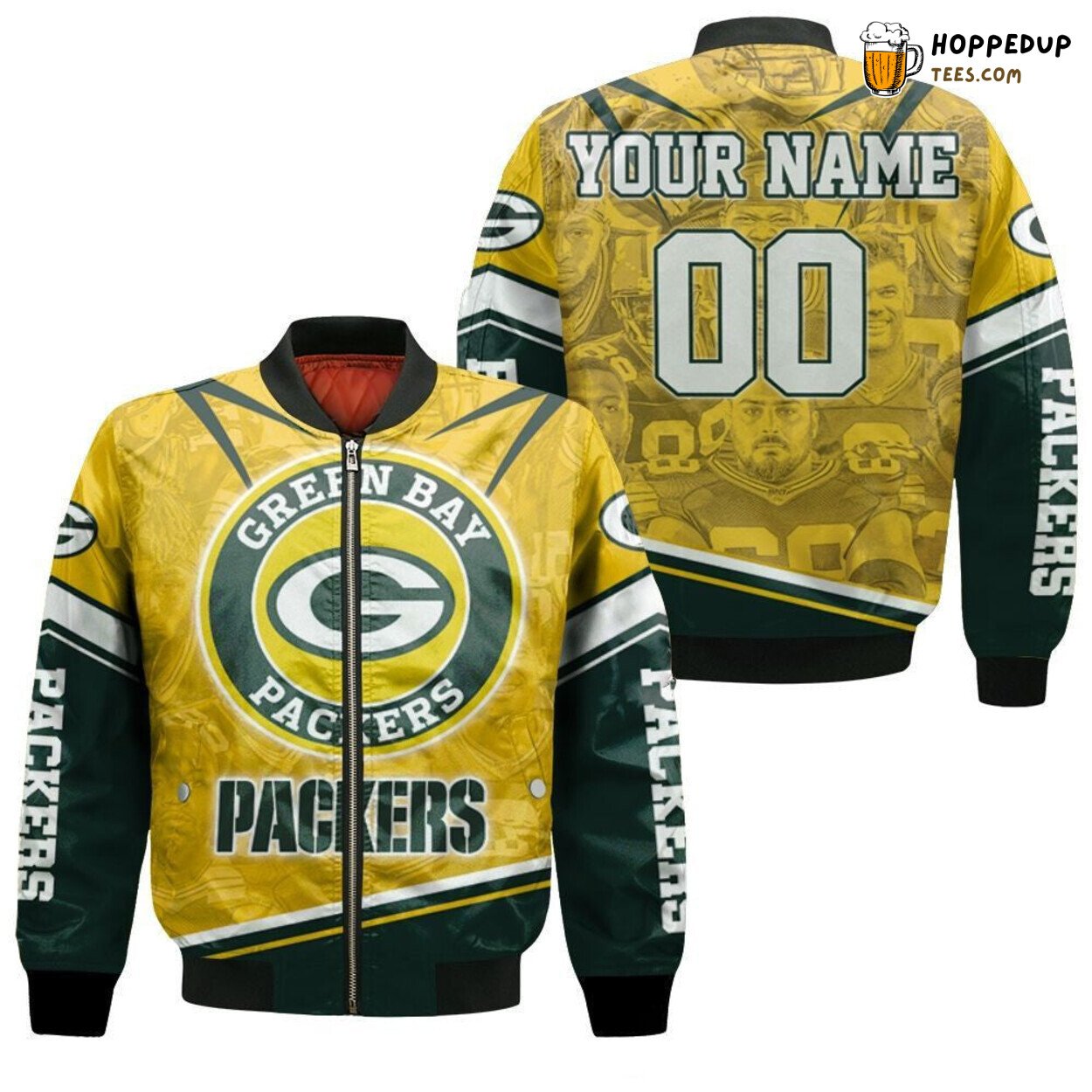 Green Bay Packers Champions Best Team Personalized Super Bowl 3D Bomber Jacket