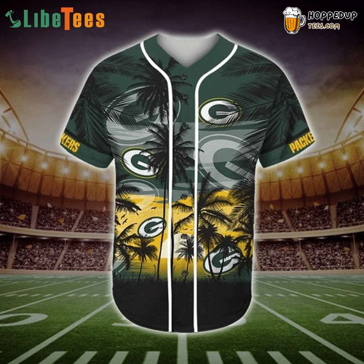 Green Bay Packers Jersey Palm Tree Logo Perfect Gift Enthusiast