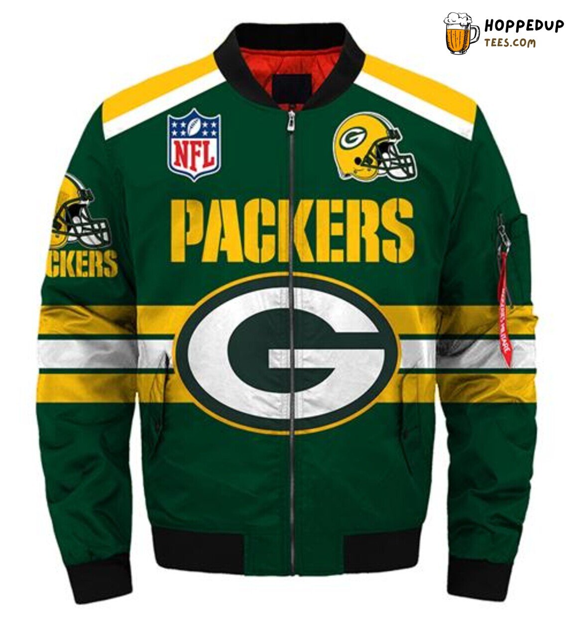 Green Bay Packers Stylish Winter Coat Bomber Jacket Men Elite Design