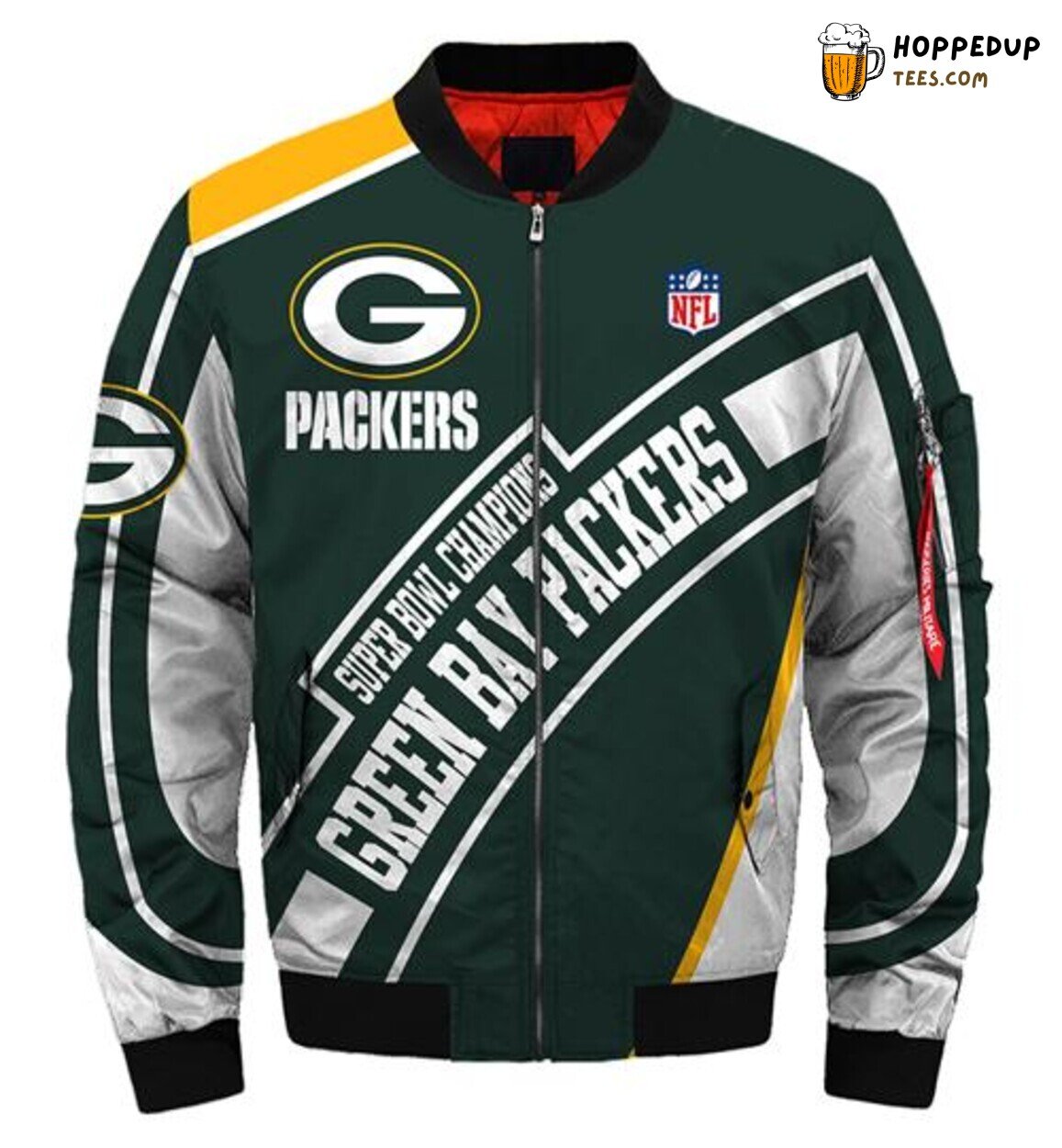 Green Bay Packers Super Bowl Champions Winter Bomber Jacket Men Gift