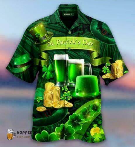 Green Beer St Patricks Day Best Hawaiian Shirts