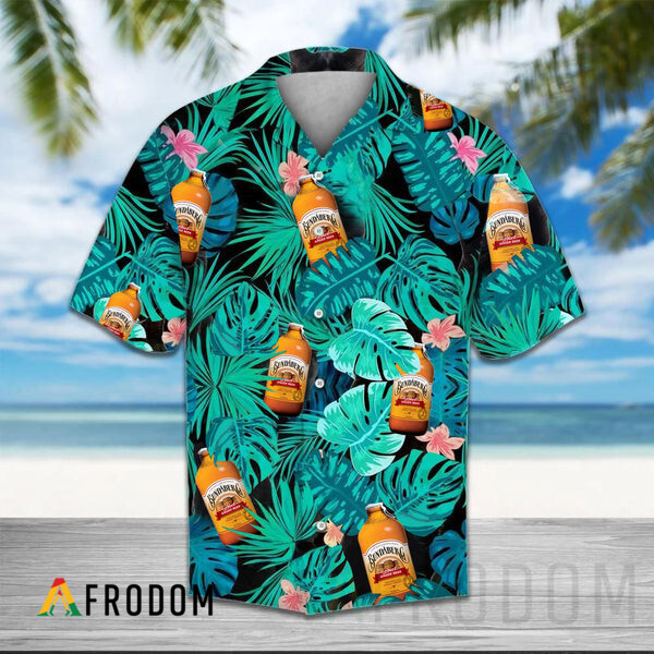 Green Tropical Palm Bundaberg Hawaii Shirt HU