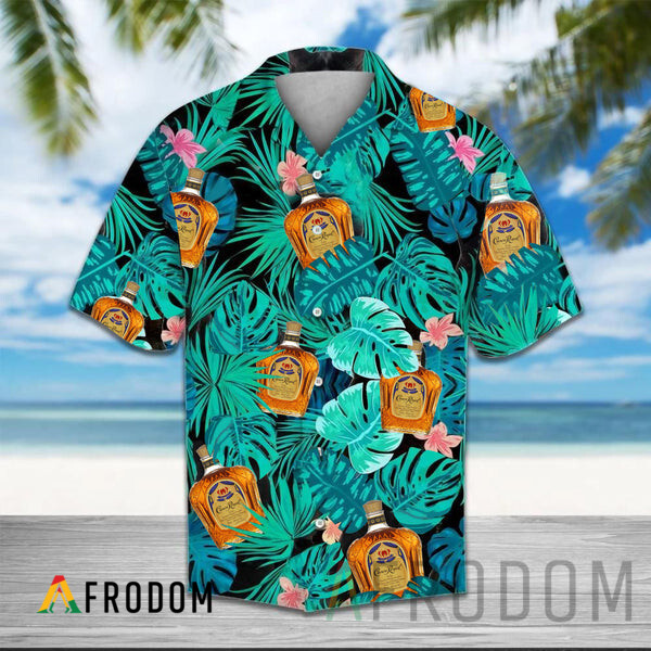 Green Tropical Palm Crown Royal Hawaii Shirt HU