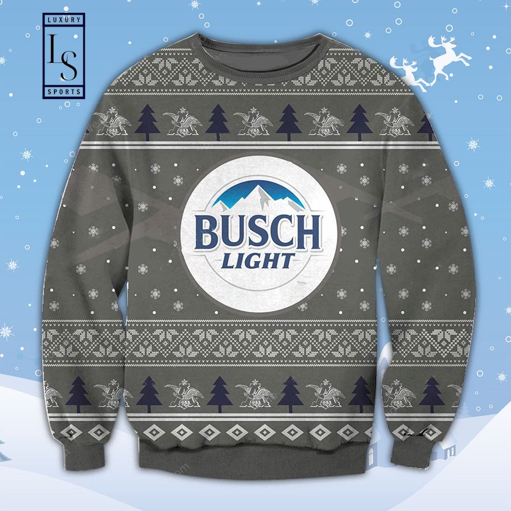 Grey Busch Light Ugly Christmas Sweater HU