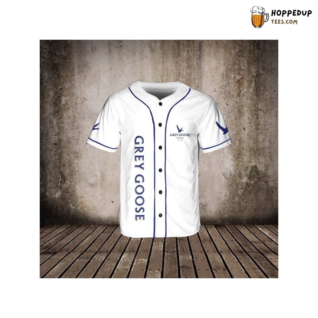 Grey Goose Vodka Baseball Jersey Shirt Beer Lovers 3D Unisex Gift Family